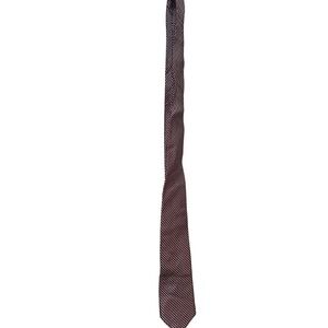 Michael‎ Kors Men's Burgundy Geometric Silk Necktie Business Formal Career Event